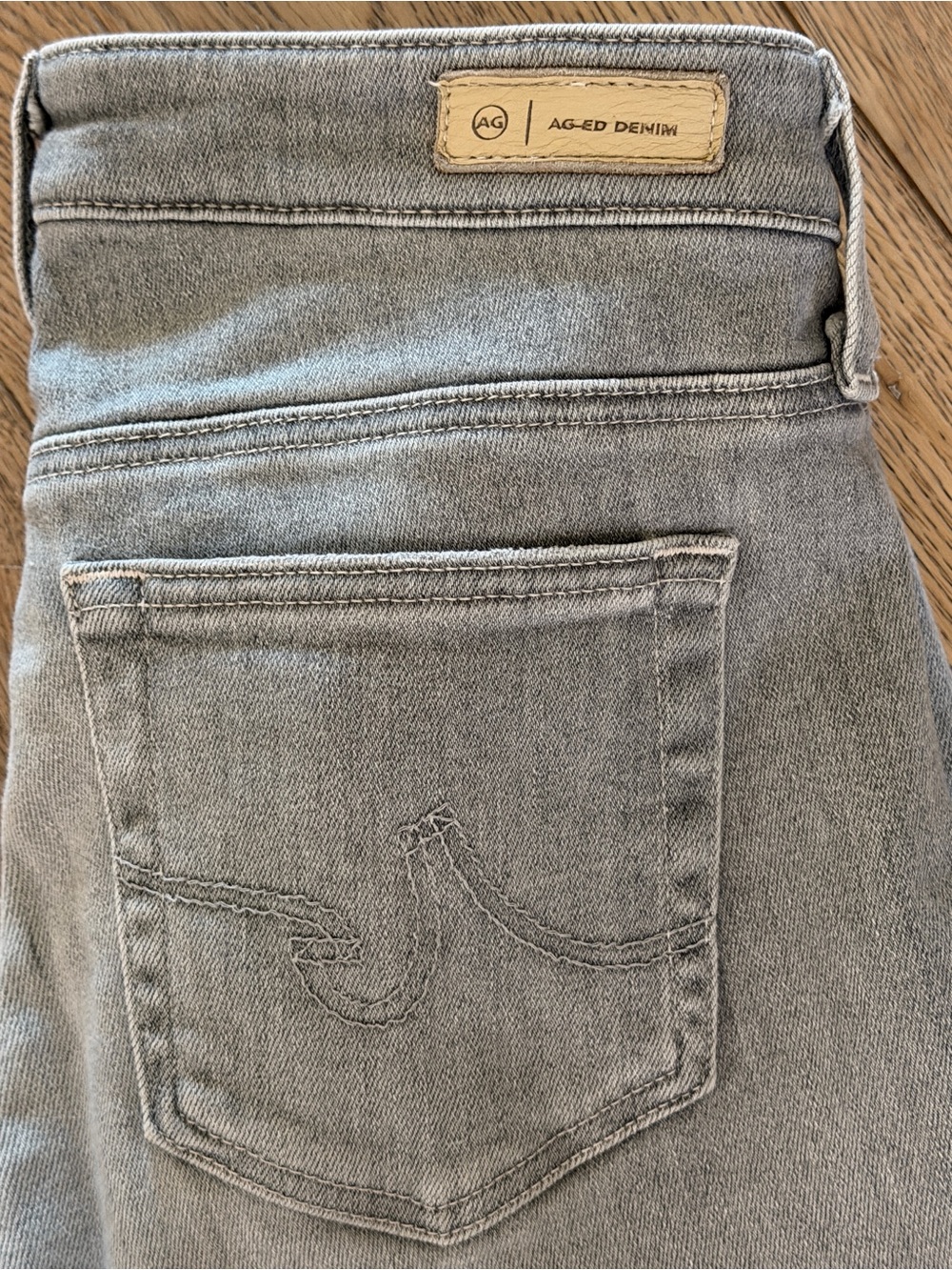 AG Farrah Boot Cut High Rise Grey Jeans - Picture 11 of 12